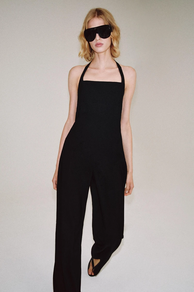 ZW COLLECTION HALTER NECK JUMPSUIT