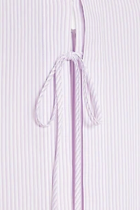 CHEMISE OVERSIZE EN POPELINE AVEC LACETS AU DOS