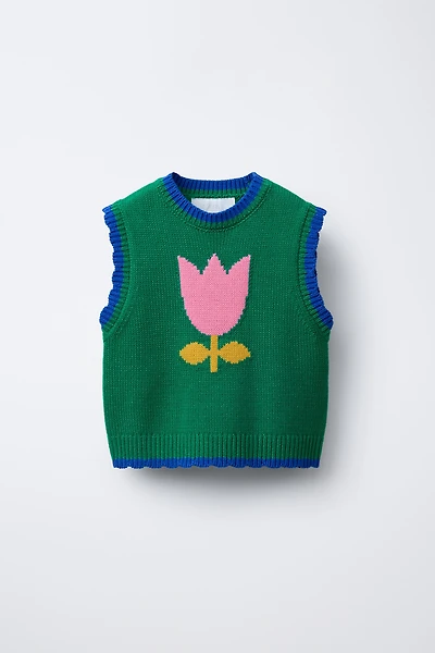 TULIP KNIT VEST