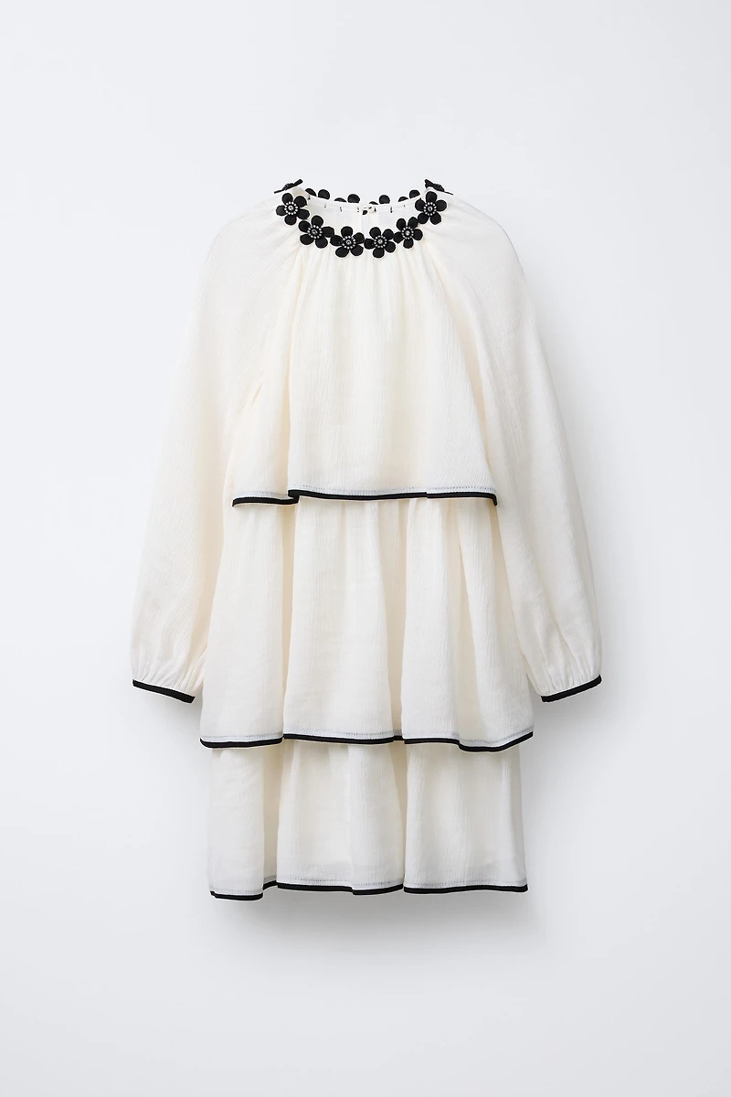 ROBE FLUIDE FLEUR BIJOU