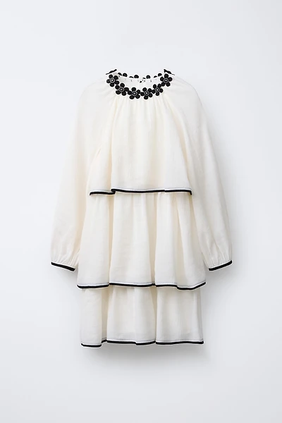 ROBE FLUIDE FLEUR BIJOU