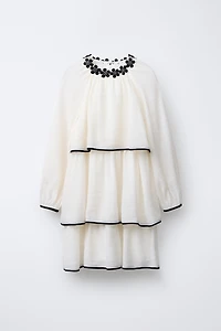 ROBE FLUIDE FLEUR BIJOU