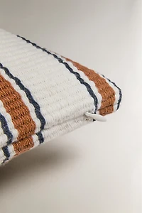 HOUSSE DE COUSSIN RAYURES