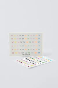 GLITTER BUTTERFLIES ZARA FACE STICKERS