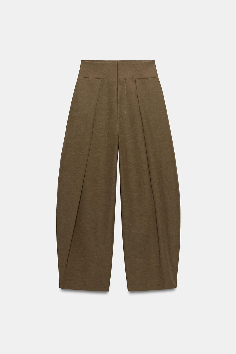 PANTALON BALLON À PLIS