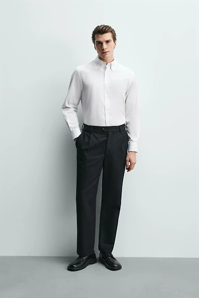 CHEMISE REGULAR FIT COTON
