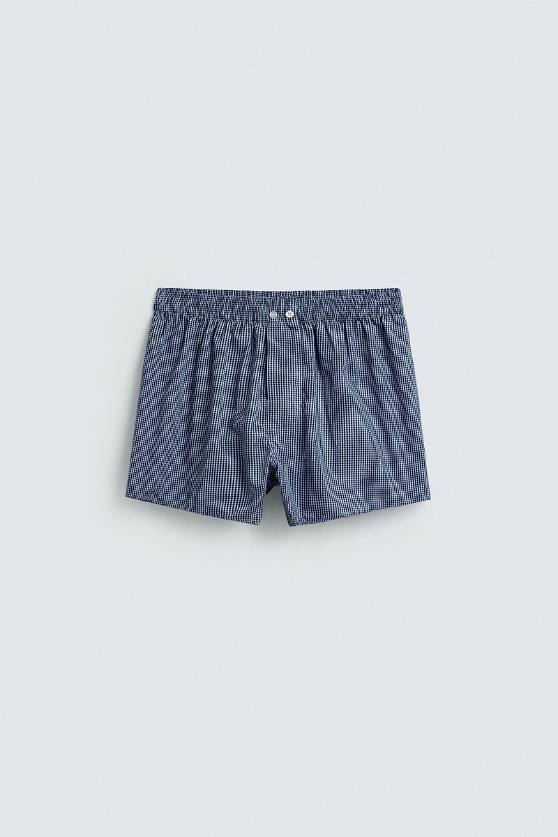 COMBINED POPLIN BOXERS 2-PACK