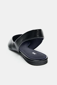 POINTED TOE SLINGBACK BALLET FLATS