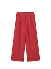 Loose fit linen trousers
