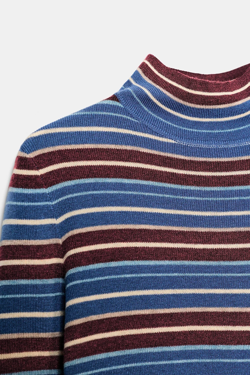 STRIPED KNIT JUMPER