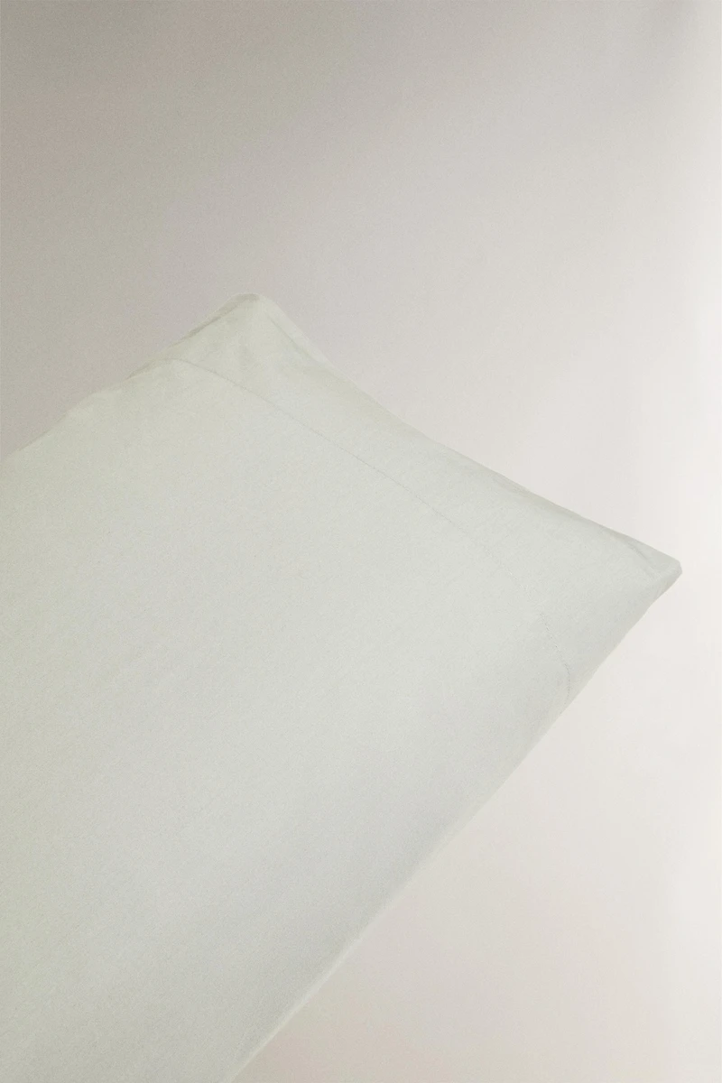 PERCALE COTTON PILLOWCASE (200 THREAD COUNT)