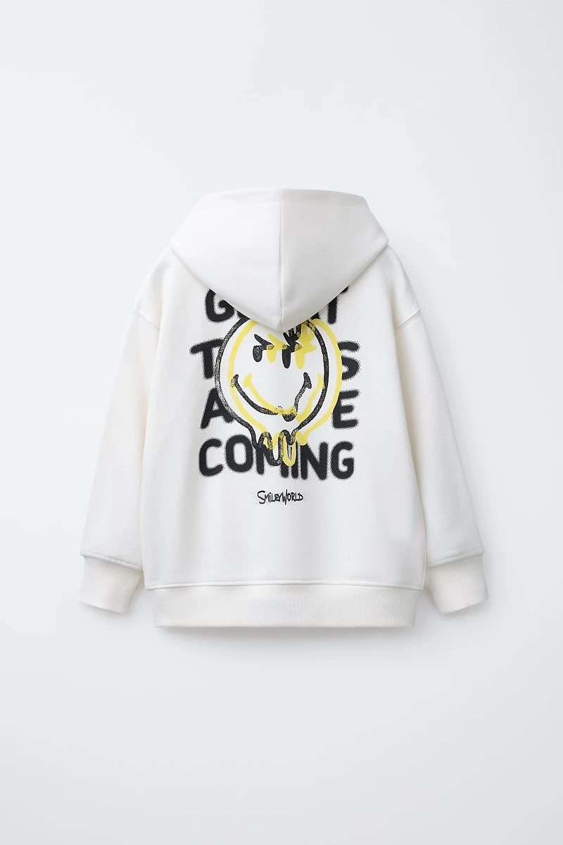SMILEYWORLD ® PRINTED HOODIE