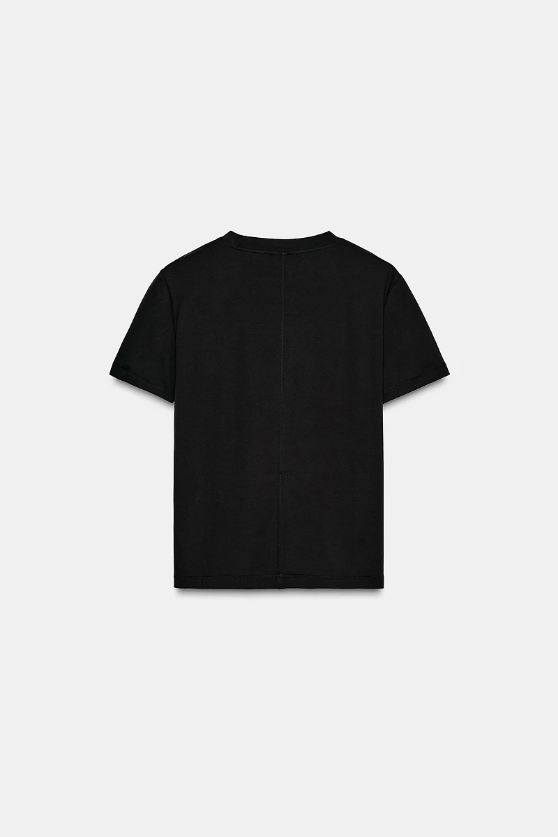 MERCERIZED COTTON T-SHIRT