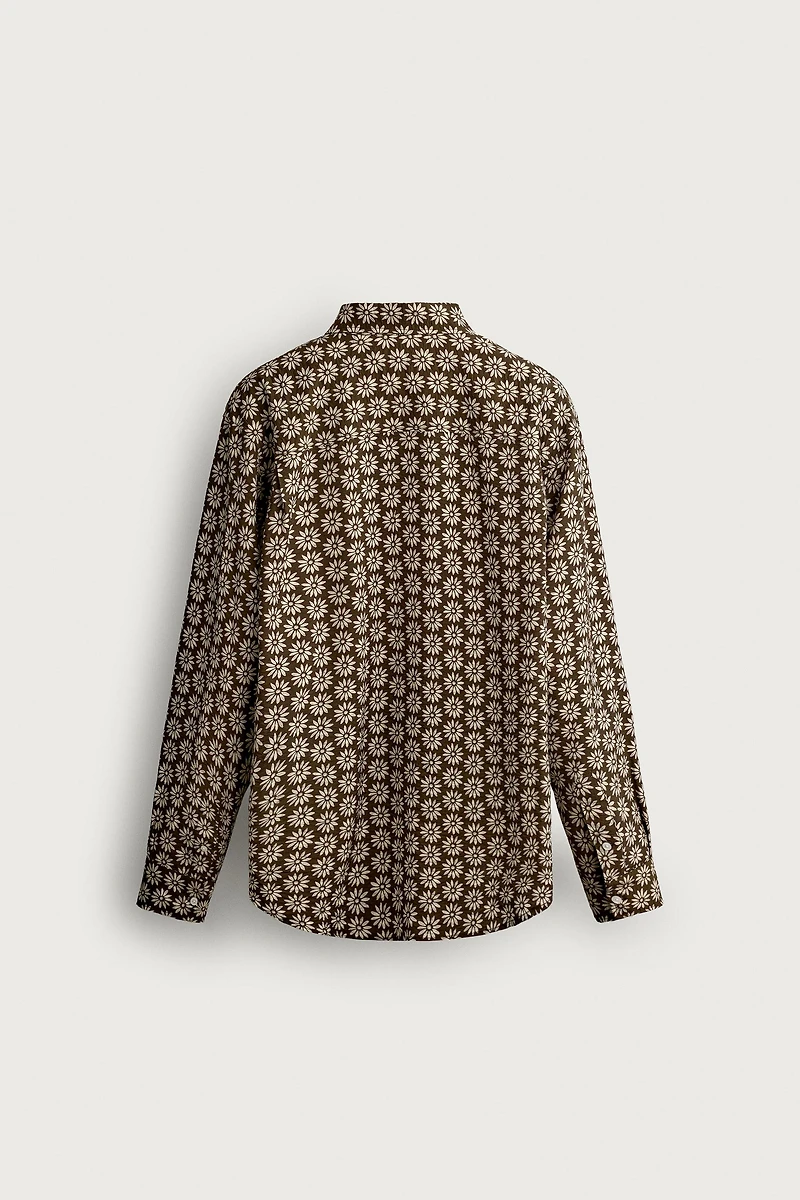 CHEMISE FLUIDE À IMPRIMÉ MARGUERITES