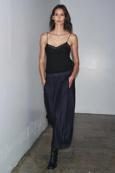 PANTALON DENIM VOLUME ZW COLLECTION