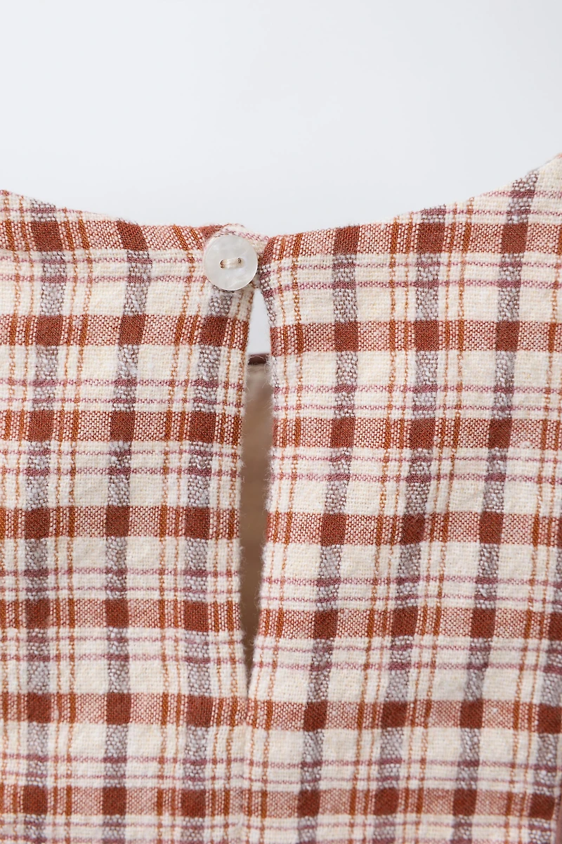 PLAID DRESS