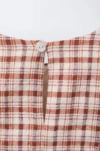 PLAID DRESS