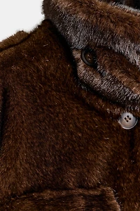 FAUX FUR BOMBER JACKET