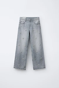 PEARL WIDE LEG JEANS