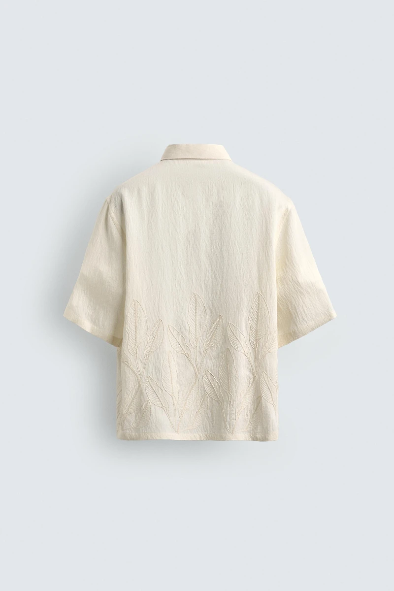 FLORAL EMBROIDERED SHIRT