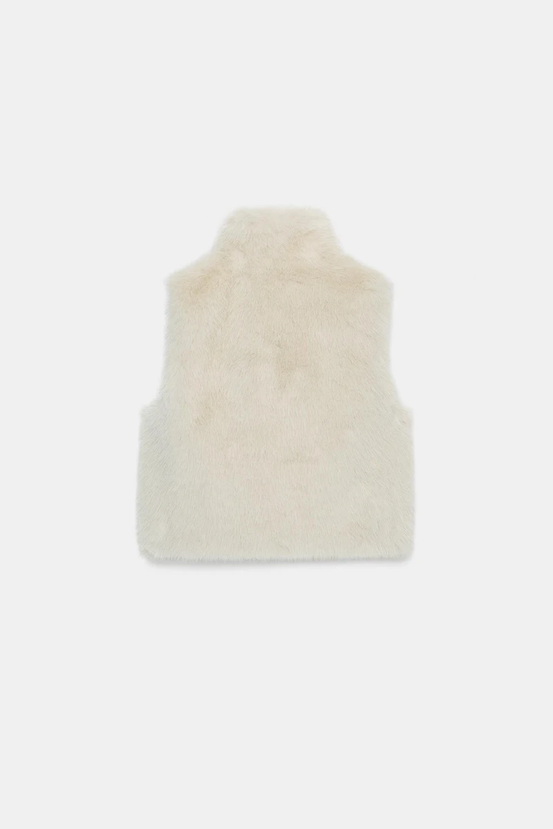 FAUX FUR VEST