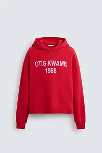 EMBROIDERED HOODIE SWEATSHIRT © OTIS KWAME KYE QUAICOE