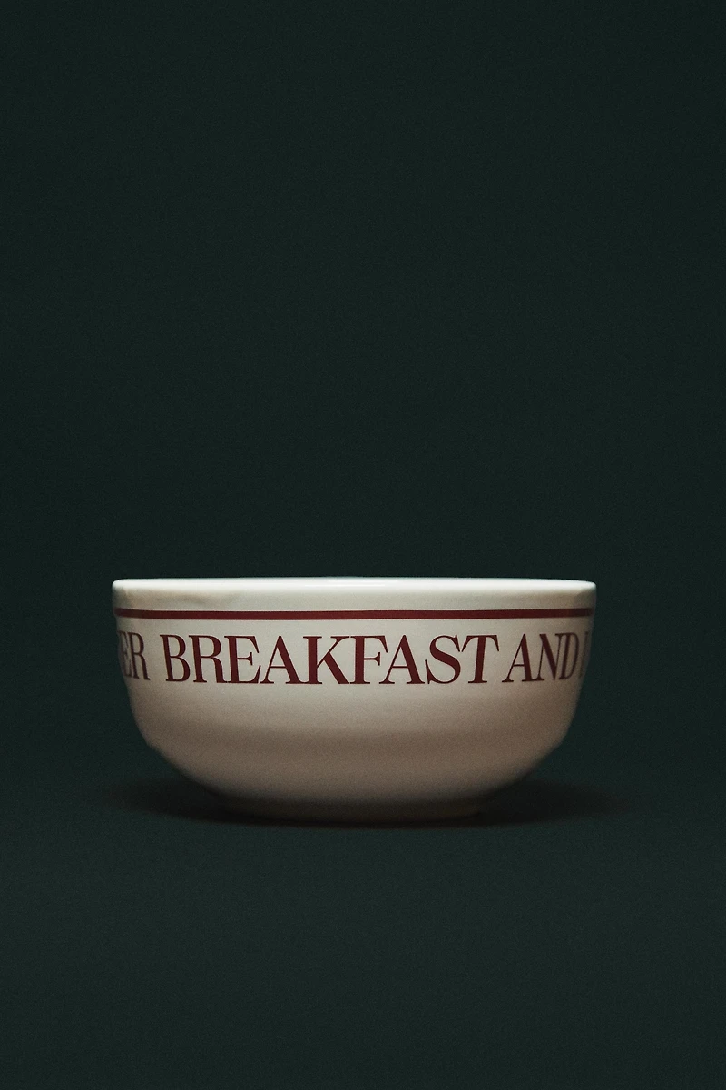 PORCELAIN BREAKFAST BOWL