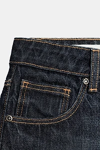 TRF MID-RISE DENIM MINI SHORTS