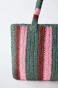 STRIPED TOTE BAG