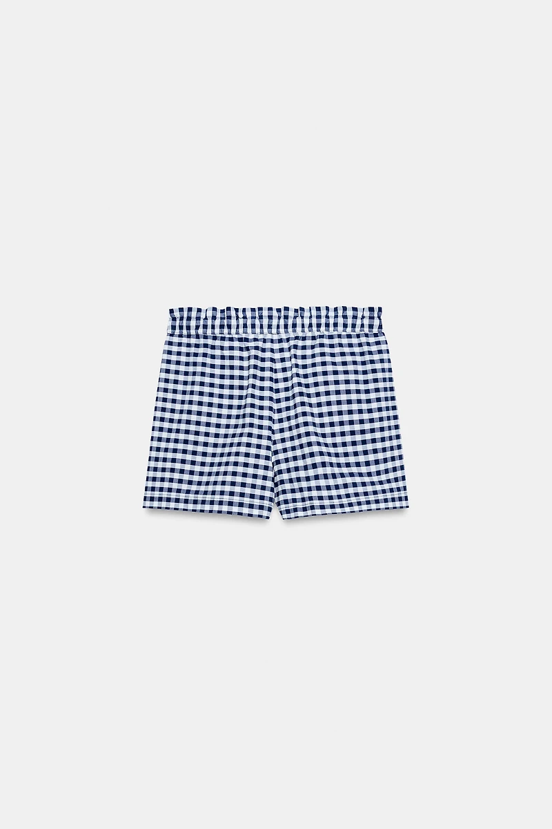 GINGHAM SHORTS ZW COLLECTION