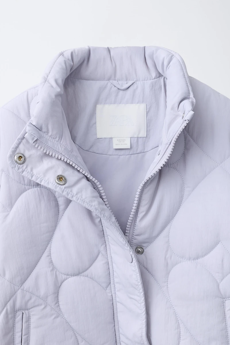 HEART PUFFER JACKET