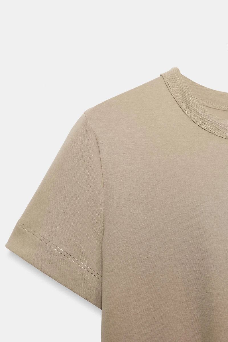 SHORT SLEEVE INTERLOCK T-SHIRT