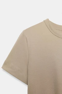 SHORT SLEEVE INTERLOCK T-SHIRT