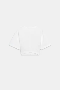 T-SHIRT COURT MANCHES COURTES
