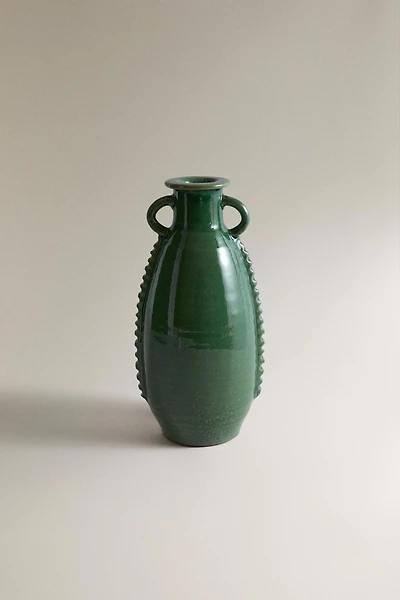 VASE DÉCORATIF EN TERRE CUITE