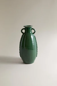 VASE DÉCORATIF EN TERRE CUITE