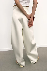 SATIN EFFECT BALLOON PANTS