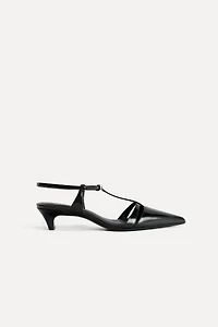 LEATHER KITTEN HEELS 50TH ANNIVERSARY