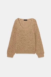 INTERTWINED RIBBON KNIT JUMPER
