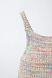 FRINGED KNIT TOP