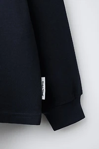 EMBROIDERED TEXT T-SHIRT