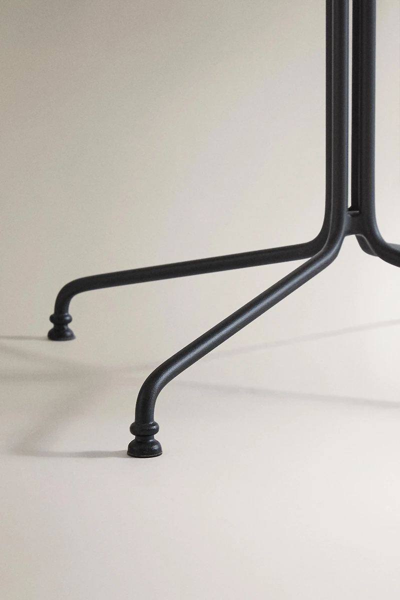 OUTDOOR WROUGHT IRON TABLE