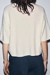OVERSIZED 100% WOOL SWEATER