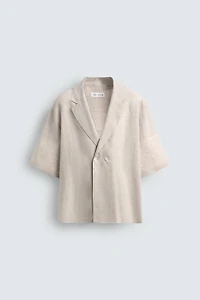 CHEMISE KIMONO 100 % LIN