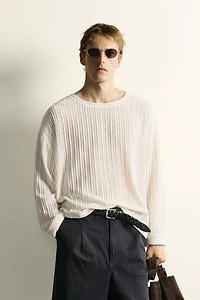 TEXTURED RELAXED FIT T-SHIRT