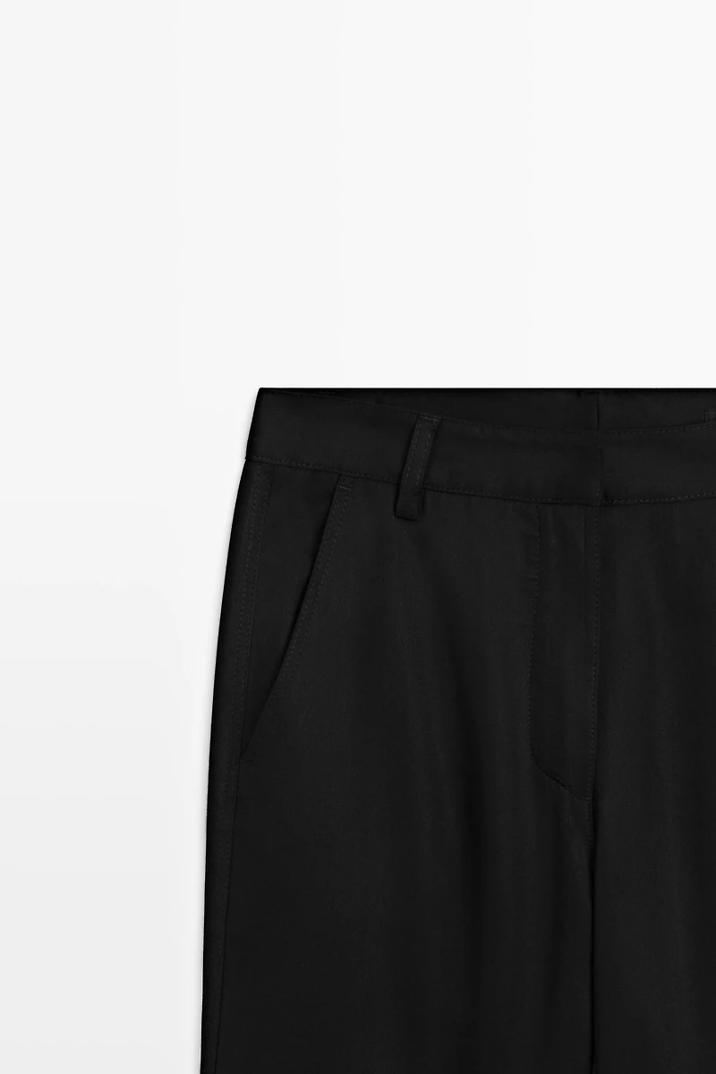Cropped flare pants