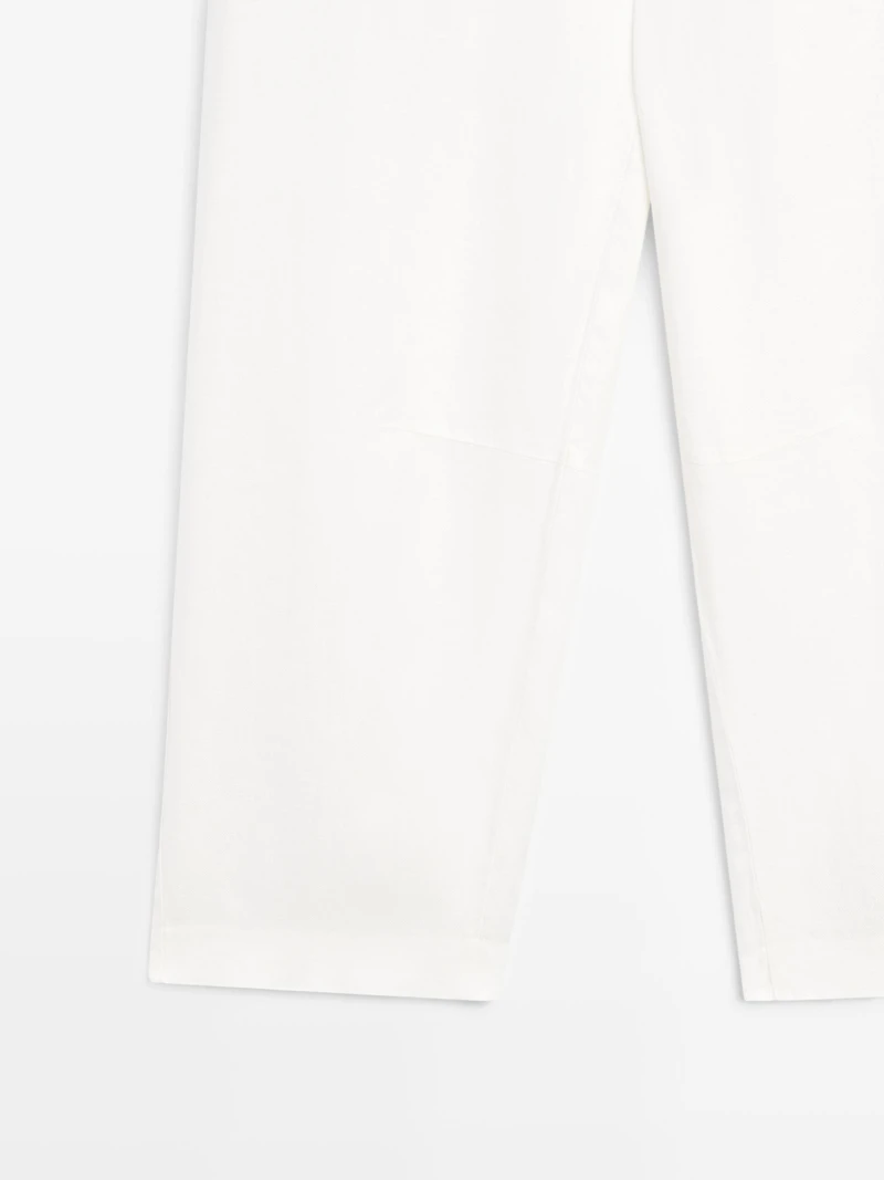 Pantalon fluide 100 % lin