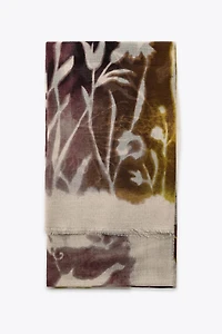 FLORAL PRINT SCARF