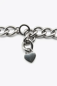 CEINTURE EN CUIR COMBINÉE CHAÎNES