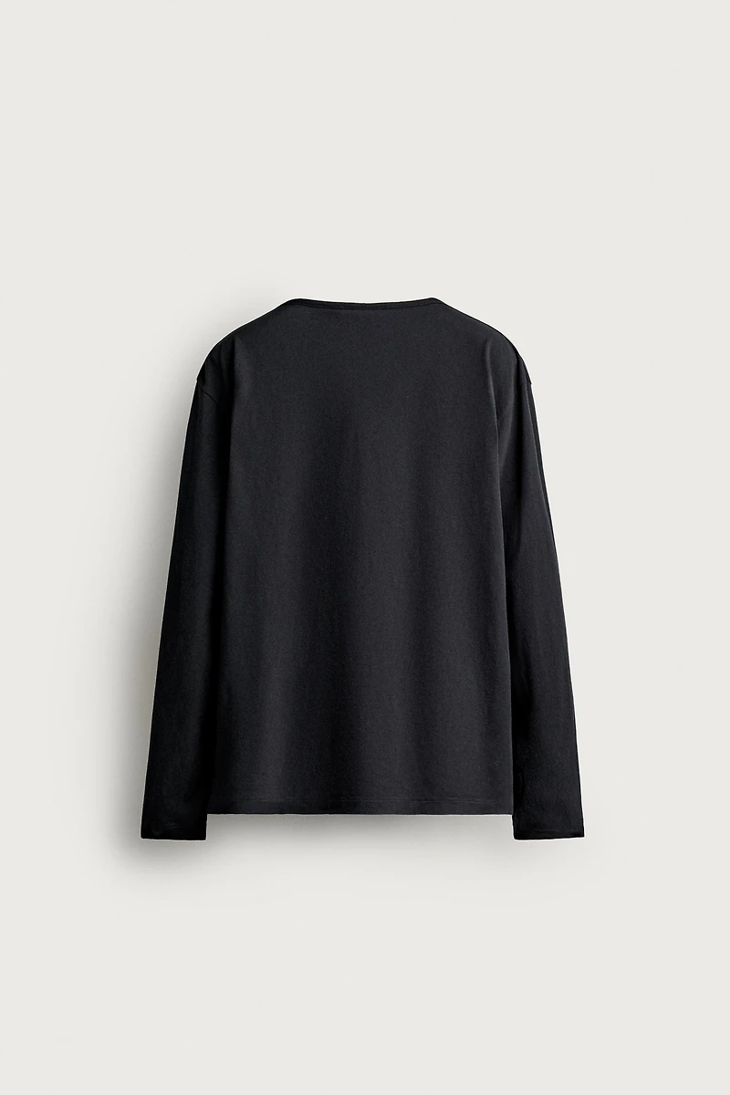 BOAT NECK REGULAR FIT T-SHIRT
